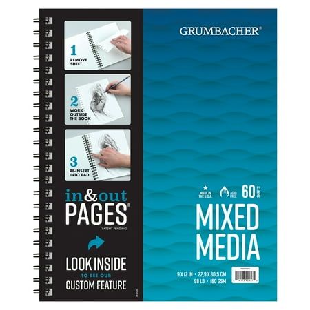 Grumbacher - Bloc Papel Mixed Media Pad