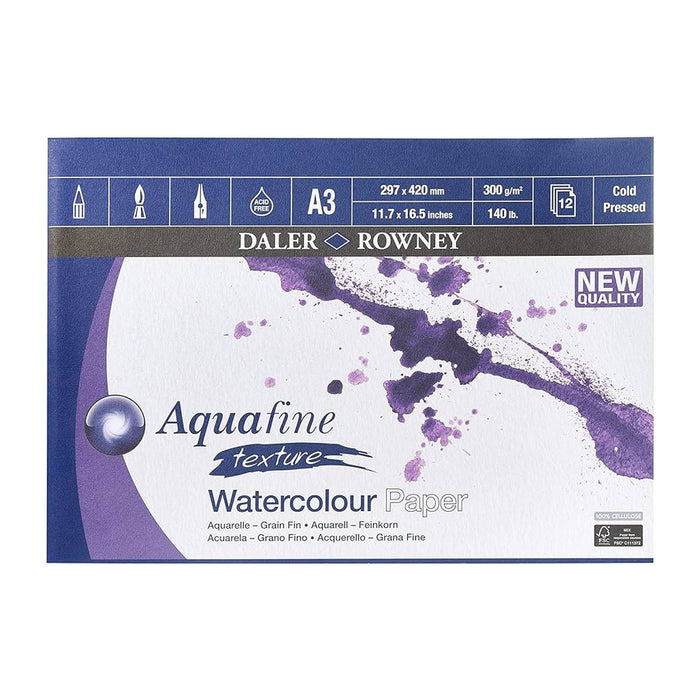 Bloc postal acuarela Aquafine 12Fls. GF 300grs. A6