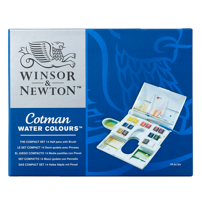 W&N Acuarelas CWC Caja Estudio Acuarela Cotman 24 God