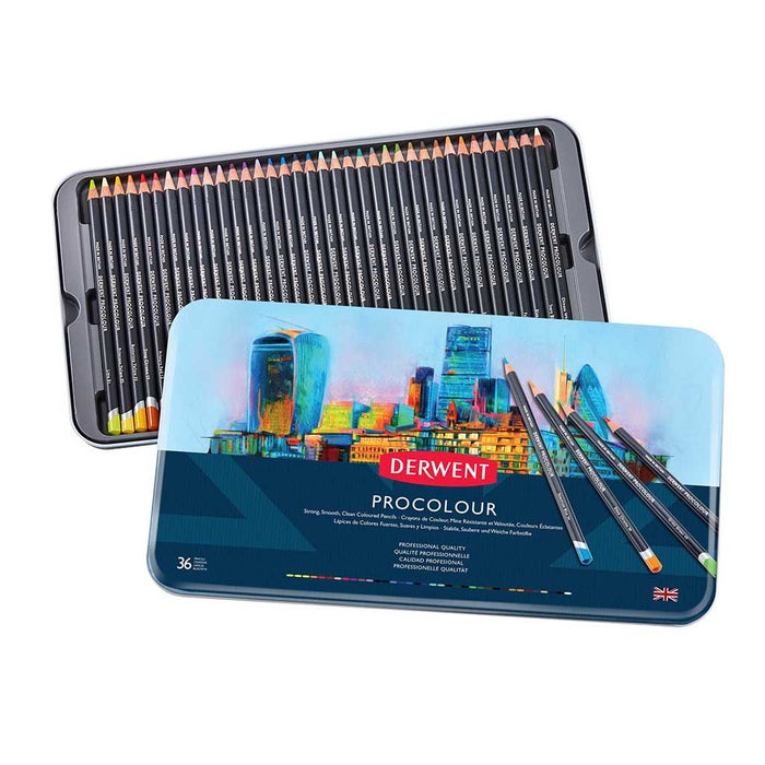 Derwent - Caja Procolour Base Cera 36 Unidades