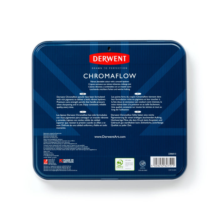 Set de 48 lápices de color Chromaflow - Derwent