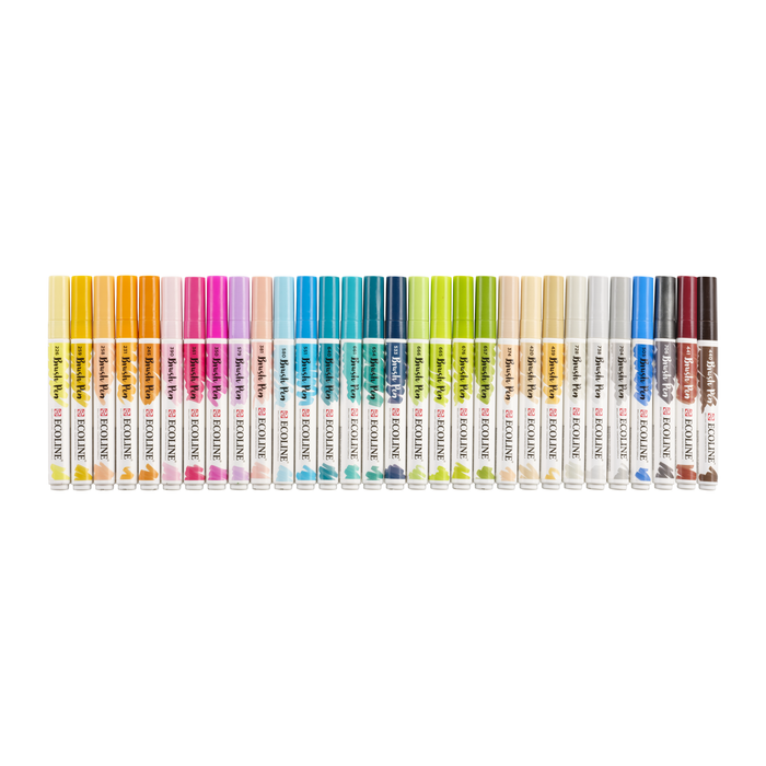 Set 30 Rotuladores Acuarelabes Ecoline Brush Pen set Adicional