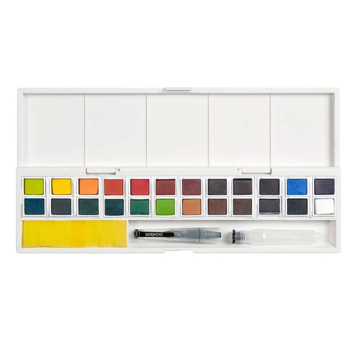 Set de acuarelas Inktense Paint Pan Studio 24 colores - Derwent