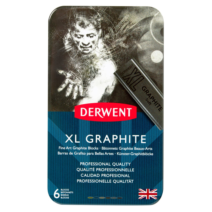 Set de 6 barras de grafito XL - Derwent