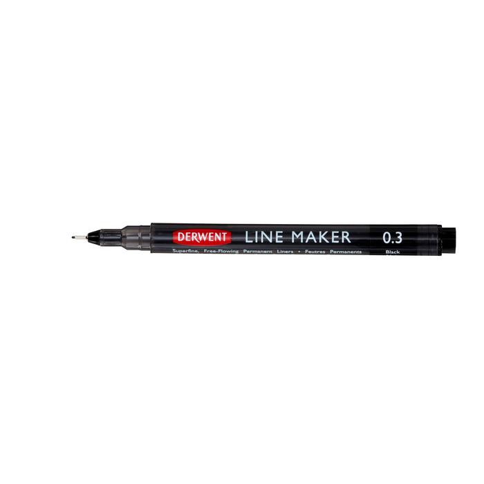 Rotulador calibrado Derwent Line Maker Black