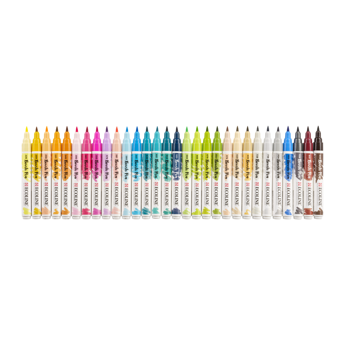 Set 30 Rotuladores Acuarelabes Ecoline Brush Pen set Adicional