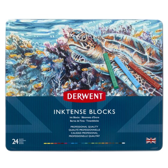 Set de 24 barras de color Inktense Blocks - Derwent