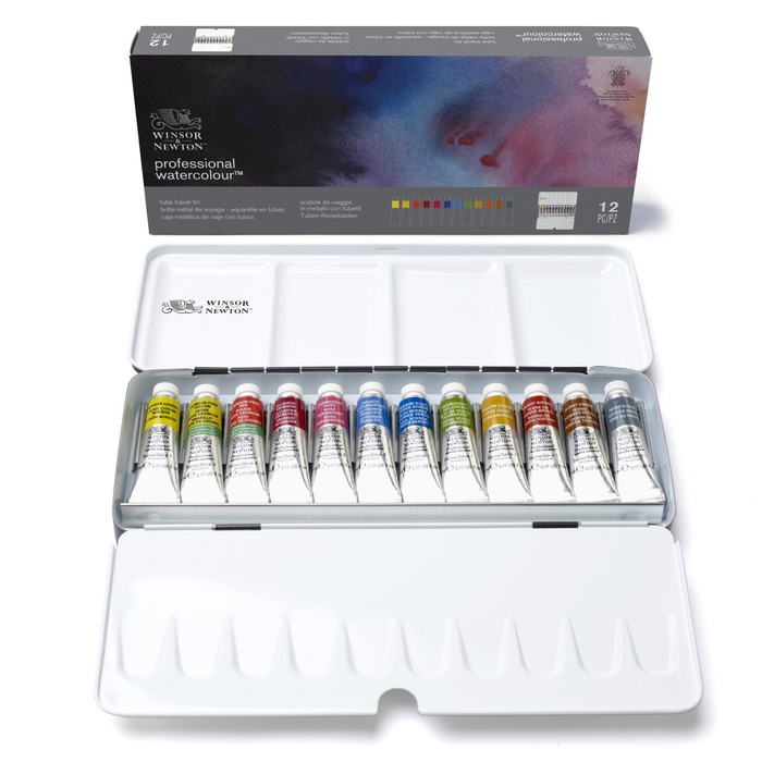 Set acuarela profesional 12 tubos 5ml - Winsor & Newton