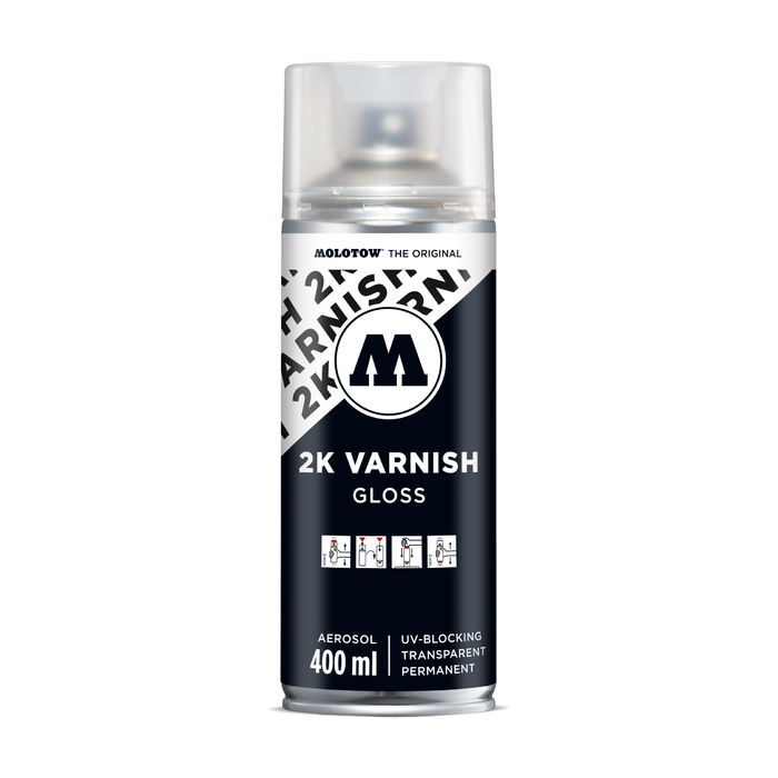 Barniz en spray profesional brillante 400ml - Molotow