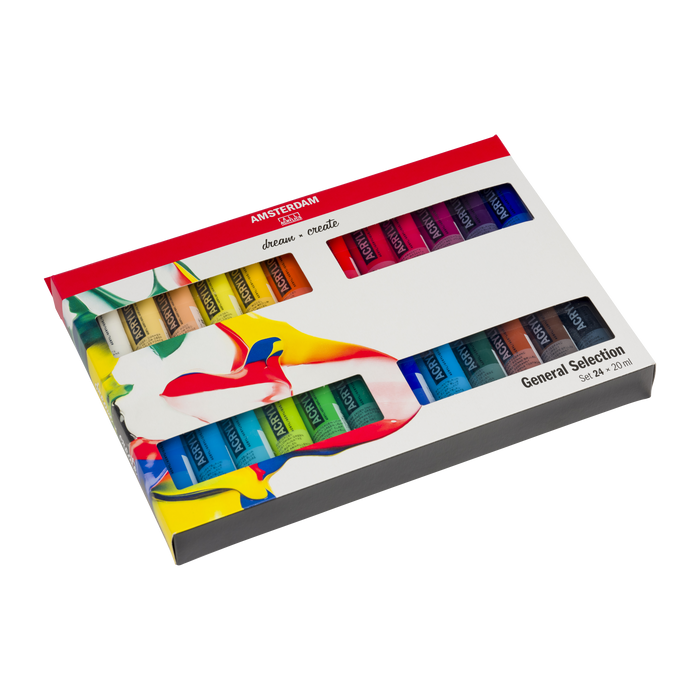 Set pintura acrílica 20ml 24 unidades - Amsterdam