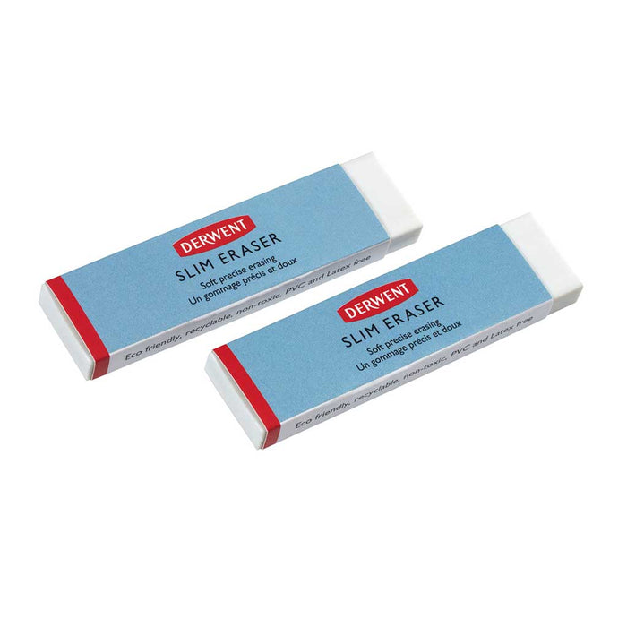 Goma de borrar Slim Eraser 2 unidades - Derwent