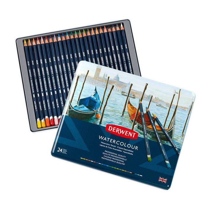 Set de 24 lápices de color Watercolour - Derwent