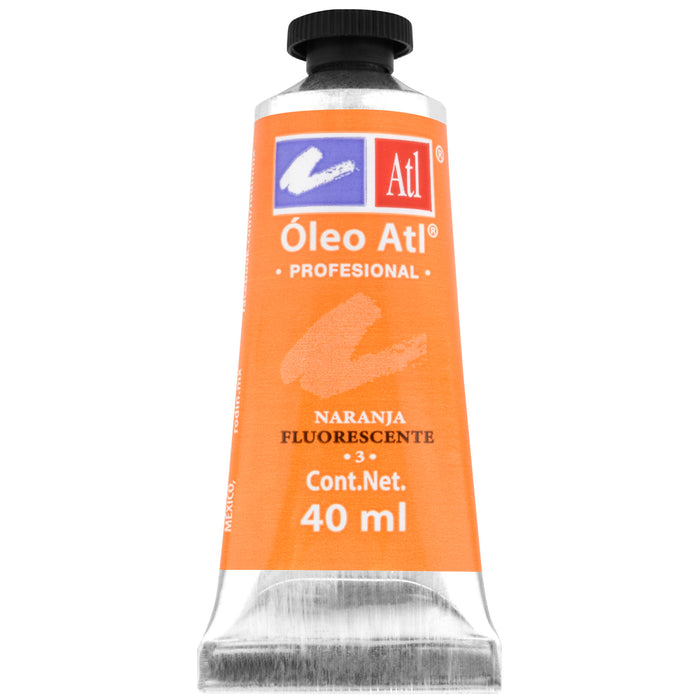 Pintura al óleo profesional Fluorescente 40ml - Rodin ATL