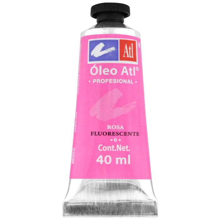 Pintura al óleo profesional Fluorescente 40ml - Rodin ATL