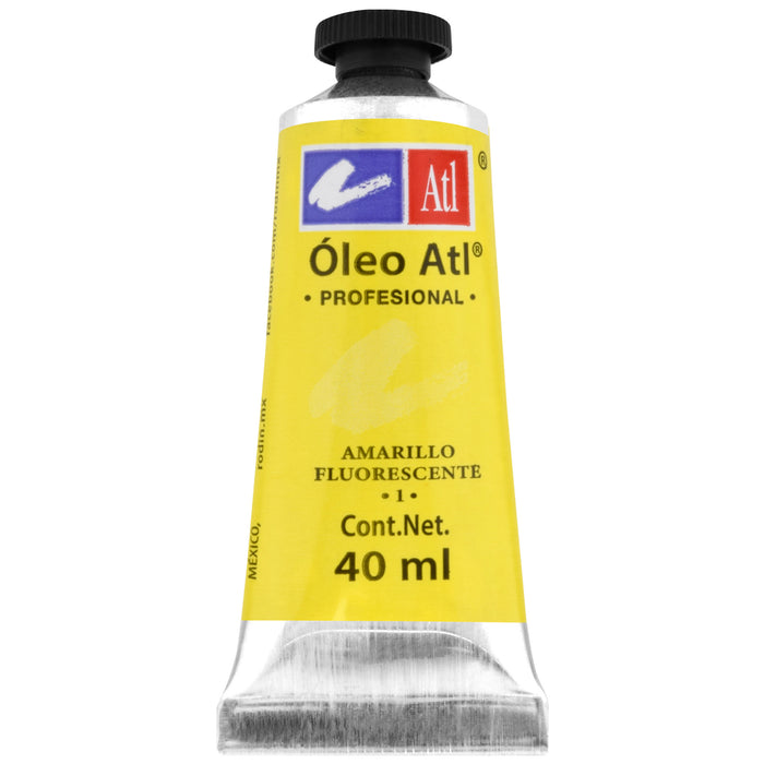 Pintura al óleo profesional Fluorescente 40ml - Rodin ATL