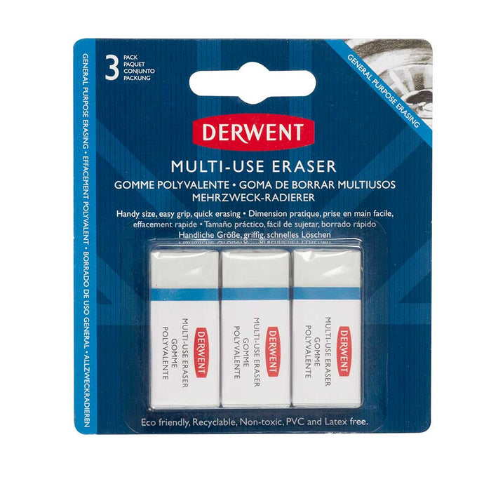 Set de 3 gomas de borrar Multi-Use - Derwent