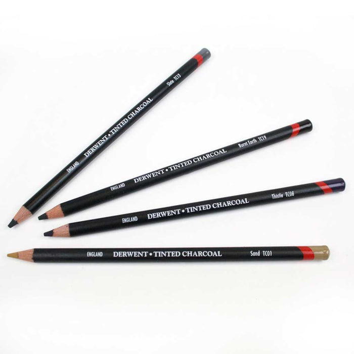 Set de 24 lápices de carboncillo entintado Tinted Charcoal - Derwent