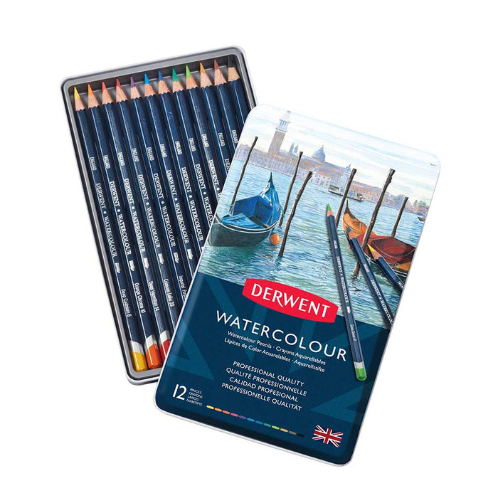 Set de 12 lápices de color Watercolour - Derwent