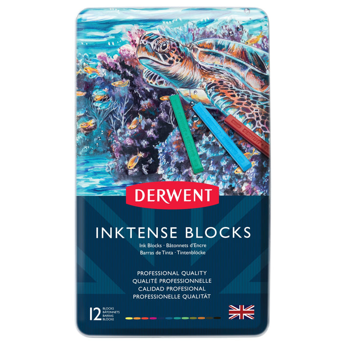 Set de 12 barras de color Inktense Blocks - Derwent