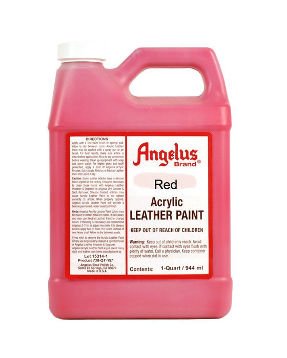 Pintura para cuero y zapatillas Angelus 946,35ml